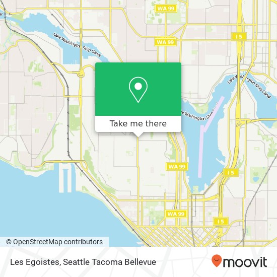 Mapa de Les Egoistes, 2212 Queen Anne Ave N Seattle, WA 98109