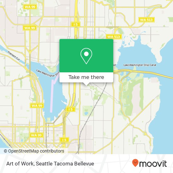 Mapa de Art of Work, 1215 E Lynn St Seattle, WA 98102