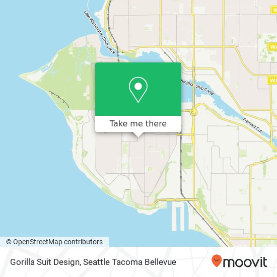 Gorilla Suit Design, 3020 30th Ave W Seattle, WA 98199 map