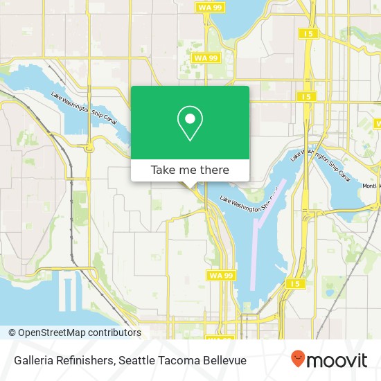 Mapa de Galleria Refinishers, 303 Nickerson St Seattle, WA 98109
