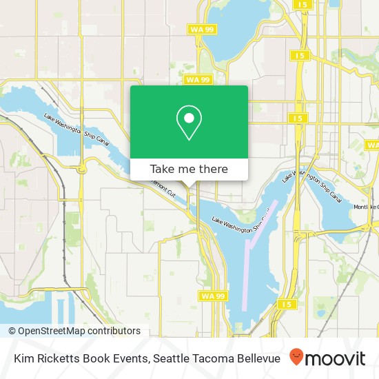 Kim Ricketts Book Events map