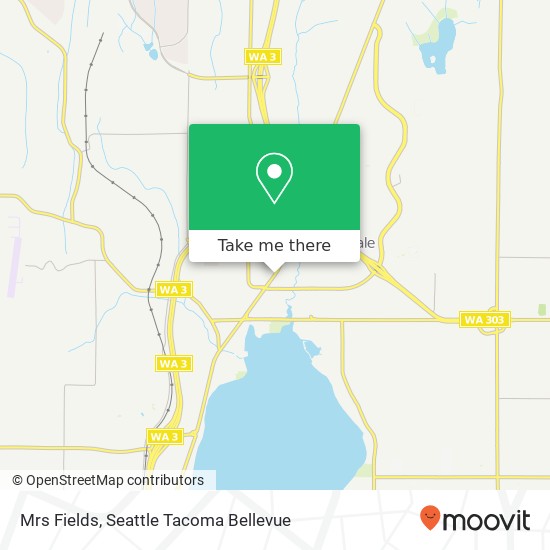 Mapa de Mrs Fields, 10315 Silverdale Way NW Silverdale, WA 98383