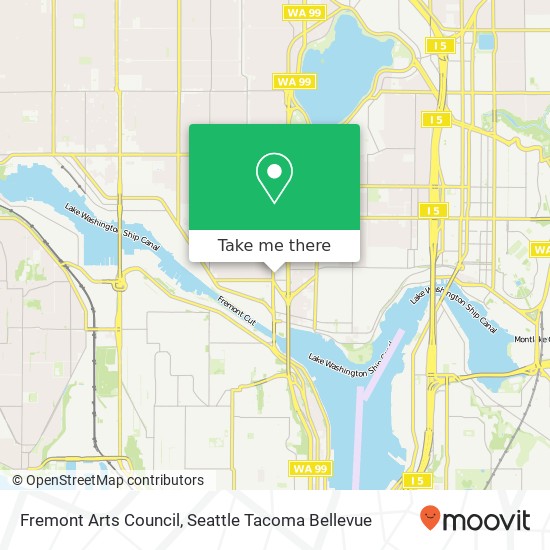 Fremont Arts Council map