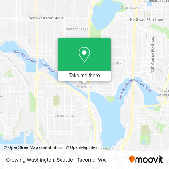 Mapa de Growing Washington