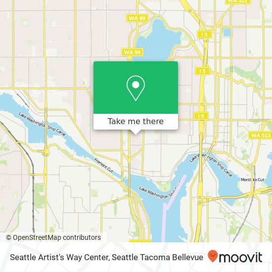 Seattle Artist's Way Center map