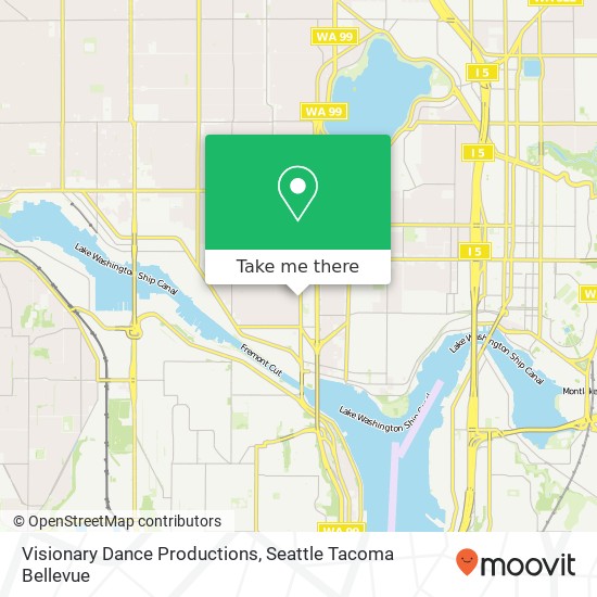 Visionary Dance Productions map