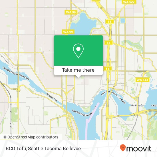 Mapa de BCD Tofu, 1414 N 42nd St Seattle, WA 98103