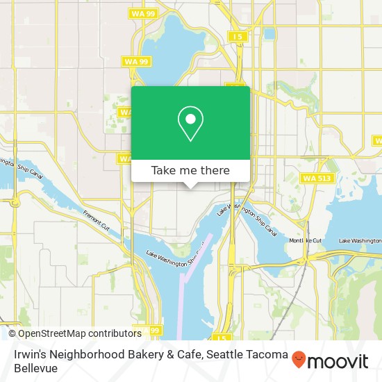 Irwin's Neighborhood Bakery & Cafe, 2123 N 40th St Seattle, WA 98103 map