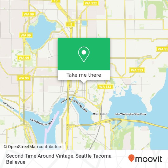 Second Time Around Vintage, 4209 University Way NE Seattle, WA 98105 map