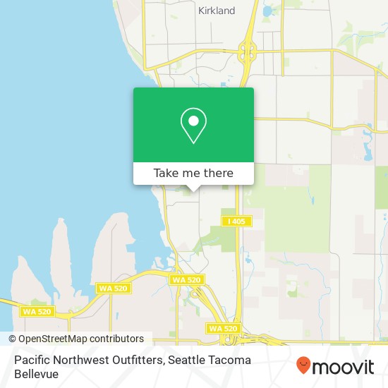 Pacific Northwest Outfitters, 10614 NE 53rd St Kirkland, WA 98033 map