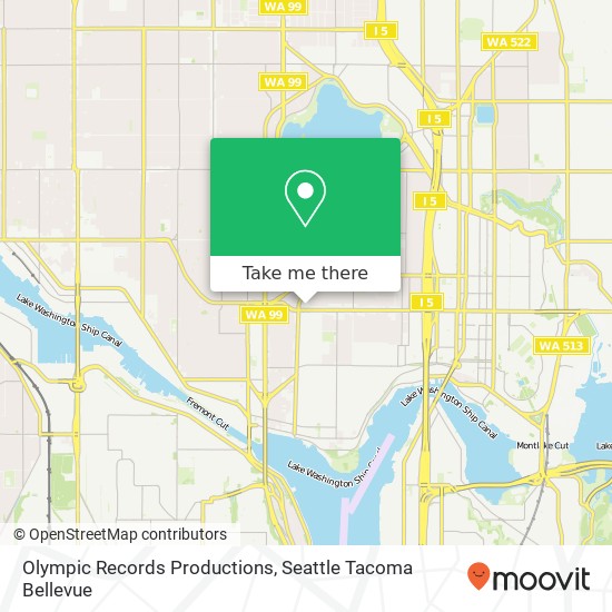 Olympic Records Productions map