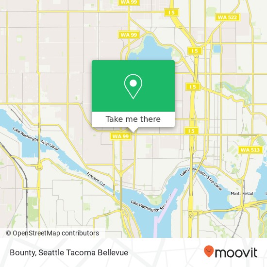 Mapa de Bounty, 1218 N 45th St Seattle, WA 98103