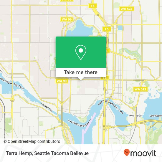 Mapa de Terra Hemp, 4419 Wallingford Ave N Seattle, WA 98103