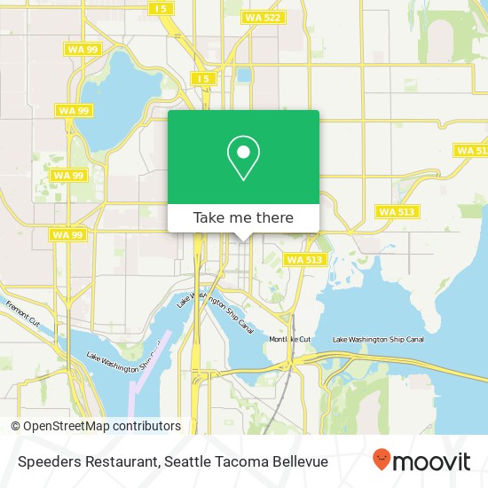 Speeders Restaurant, 1319 NE 43rd St Seattle, WA 98105 map