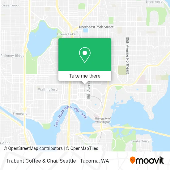 Trabant Coffee & Chai map