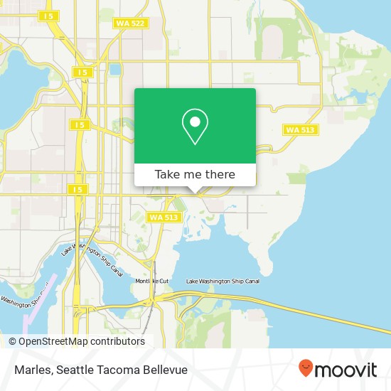 Mapa de Marles, 3040 NE 45th St Seattle, WA 98105