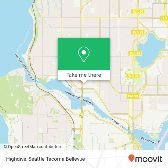 Highdive, 1429 NW 51st St Seattle, WA 98107 map