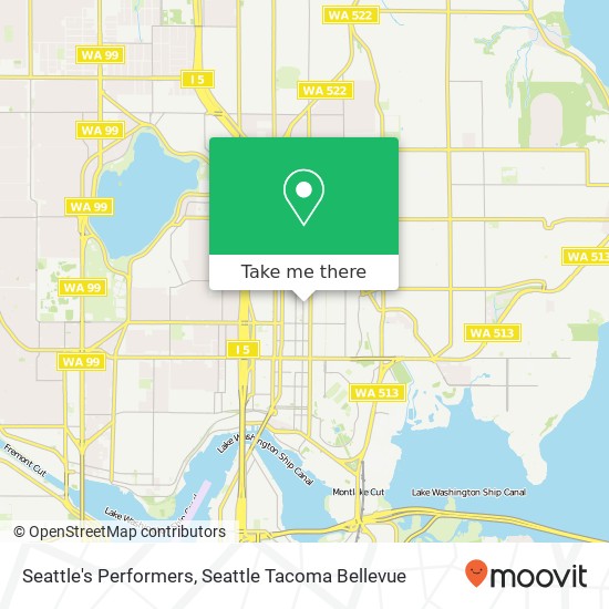 Seattle's Performers map