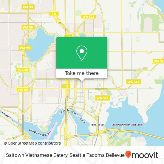 Saitown Vietnamese Eatery, 4725 University Way NE Seattle, WA 98105 map