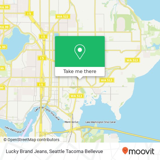 Lucky Brand Jeans, NE 49th St Seattle, WA 98105 map