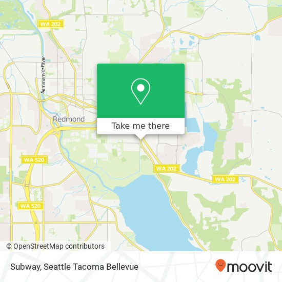 Subway, 6536 E Lake Sammamish Pkwy NE Redmond, WA 98052 map