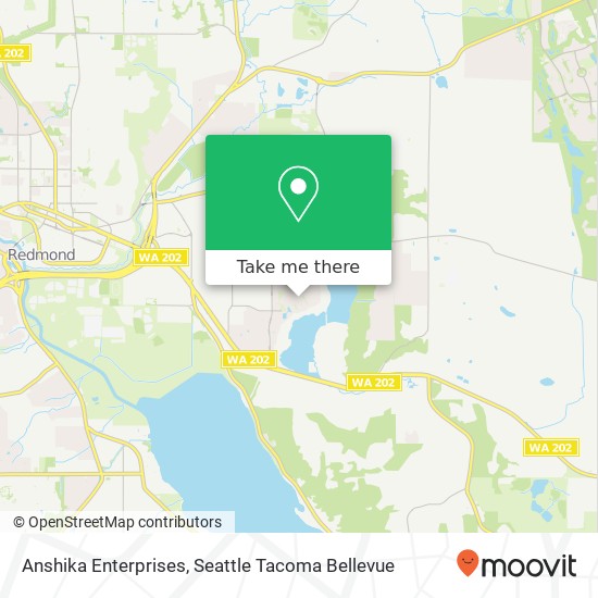 Mapa de Anshika Enterprises, 19155 NE 66th Way Redmond, WA 98052