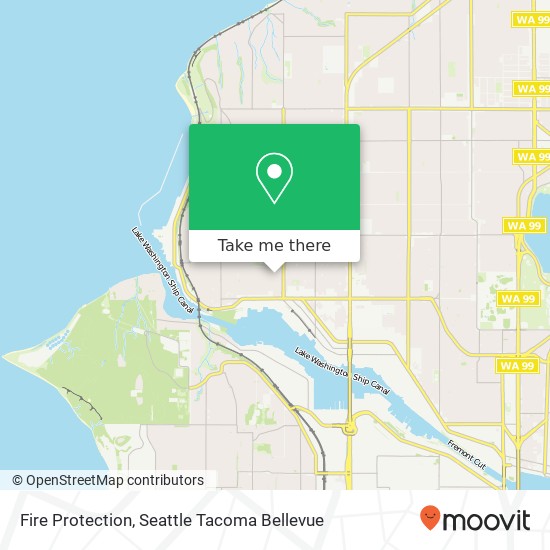 Mapa de Fire Protection, 2433 NW 59th St Seattle, WA 98107