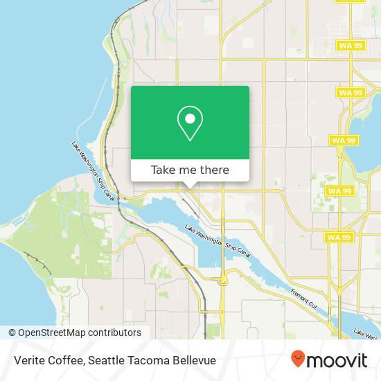 Mapa de Verite Coffee, 2052 NW Market St Seattle, WA 98107