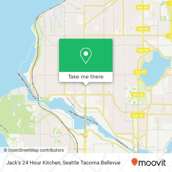 Jack's 24 Hour Kitchen, 5900 15th Ave NW Seattle, WA 98107 map