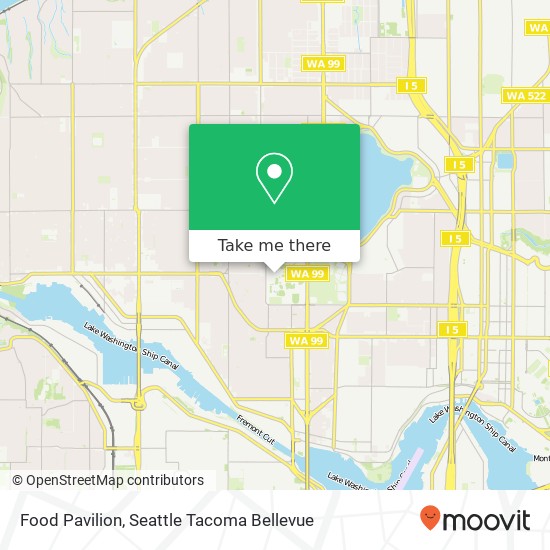 Mapa de Food Pavilion, Seattle, WA 98103