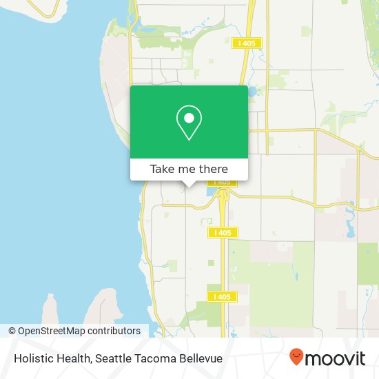 Mapa de Holistic Health, 749 7th St S Kirkland, WA 98033