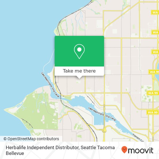 Herbalife Independent Distributor, 2616 NW 62nd St Seattle, WA 98107 map