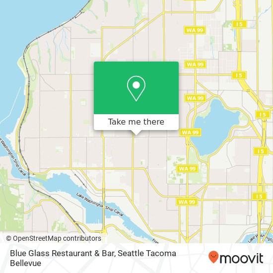 Blue Glass Restaurant & Bar, 704 NW 65th St Seattle, WA 98117 map