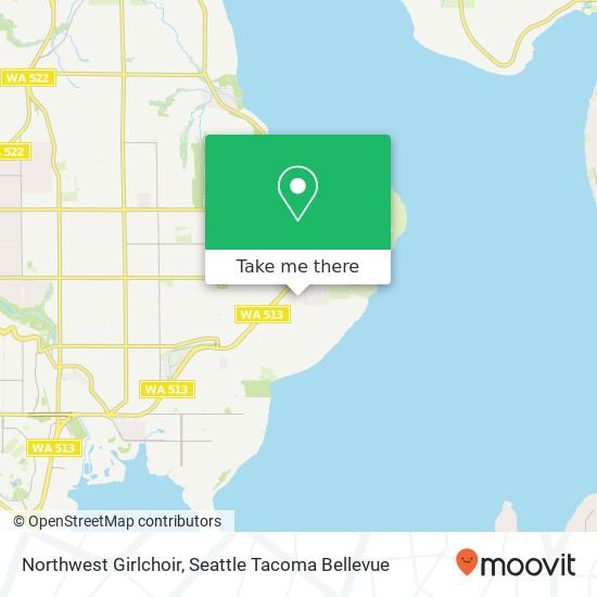Northwest Girlchoir map