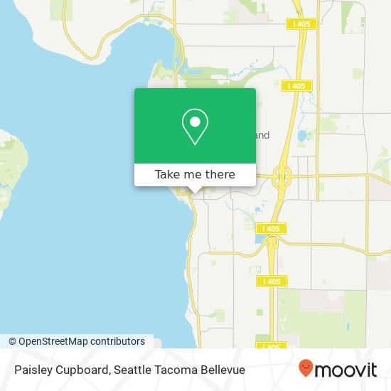 Mapa de Paisley Cupboard, 141 Park Ln Kirkland, WA 98033