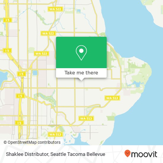 Mapa de Shaklee Distributor, 6827 39th Ave NE Seattle, WA 98115