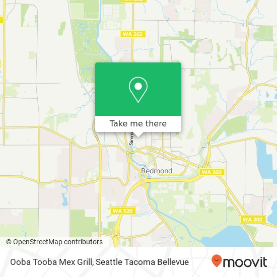 Ooba Tooba Mex Grill, 15802 NE 83rd St Redmond, WA 98052 map