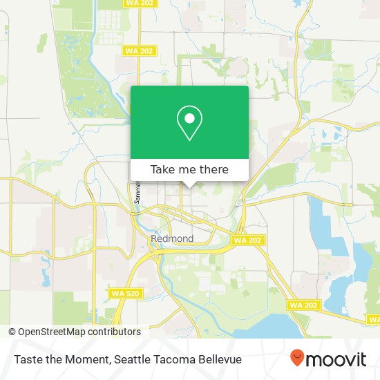 Mapa de Taste the Moment, 8357 166th Ave NE Redmond, WA 98052