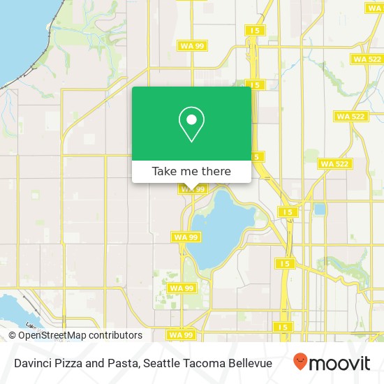 Davinci Pizza and Pasta, 7617 Aurora Ave N Seattle, WA 98103 map