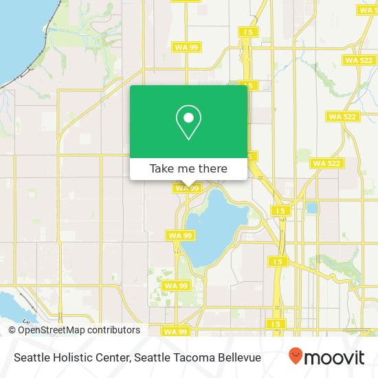 Mapa de Seattle Holistic Center, 7700 Aurora Ave N Seattle, WA 98103