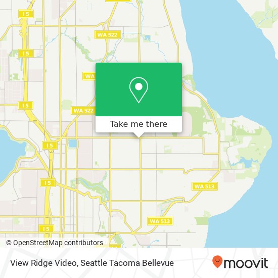 View Ridge Video, 7347 35th Ave NE Seattle, WA 98115 map