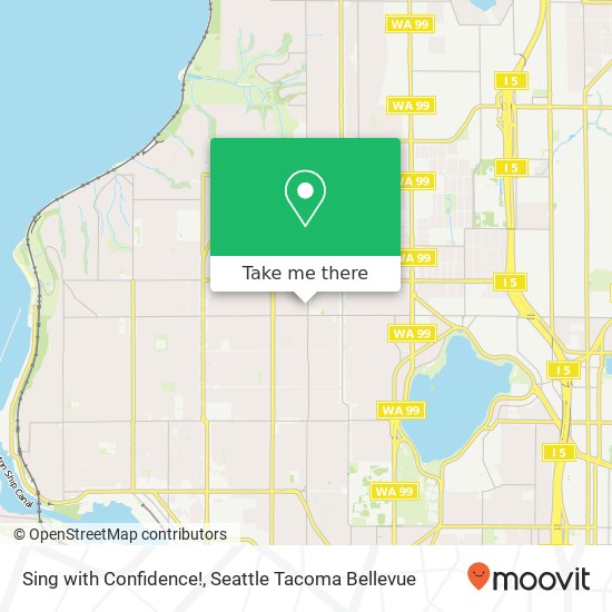 Mapa de Sing with Confidence!, 302 NW 81st St Seattle, WA 98117