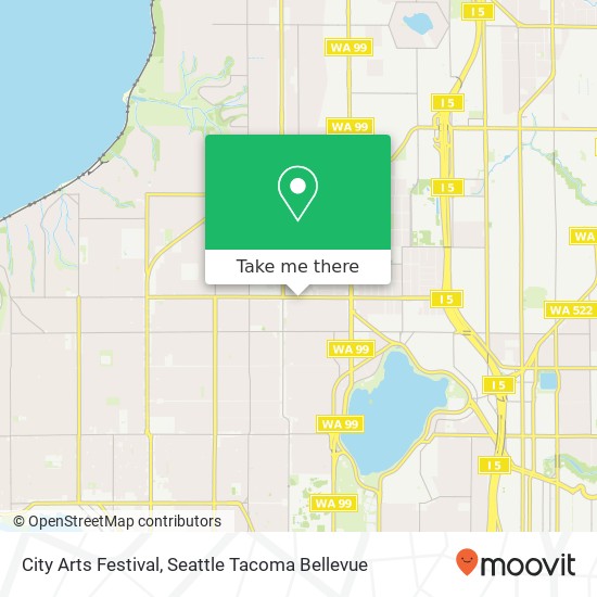 City Arts Festival map