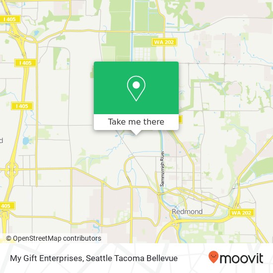 Mapa de My Gift Enterprises, 14920 NE 95th St Redmond, WA 98052