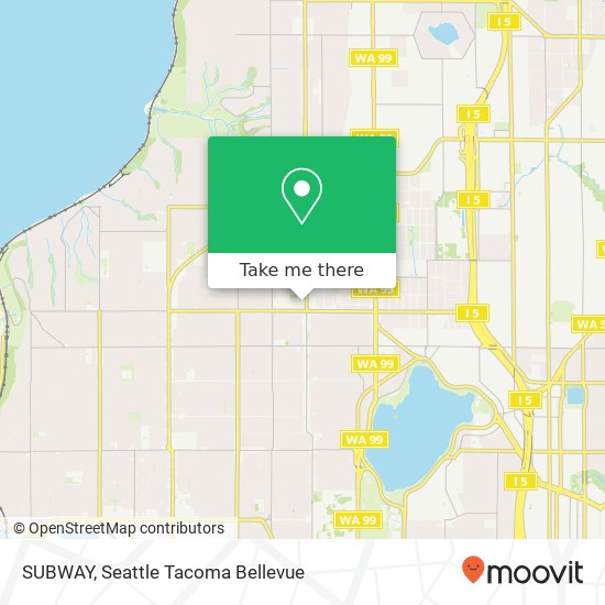 SUBWAY, 8530 Palatine Ave N Seattle, WA 98103 map