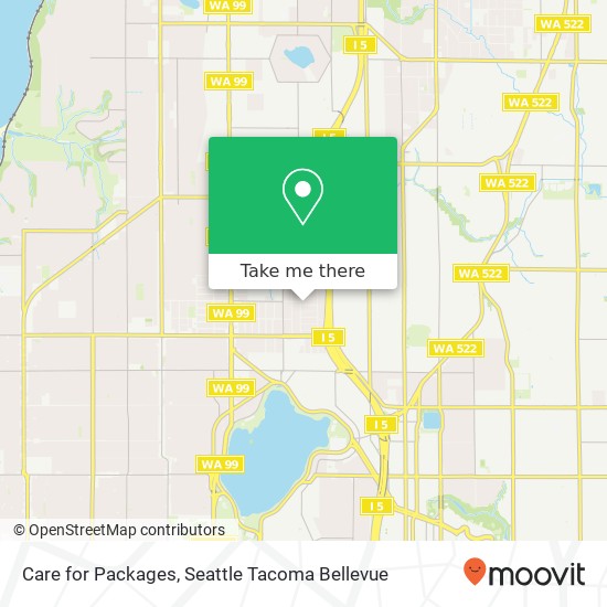 Mapa de Care for Packages, 2108 N 90th St Seattle, WA 98103