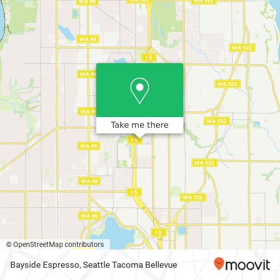 Bayside Espresso, 10200 1st Ave NE Seattle, WA 98125 map