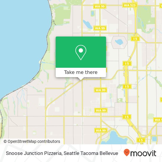 Mapa de Snoose Junction Pizzeria, 10406 Holman Rd N Seattle, WA 98133