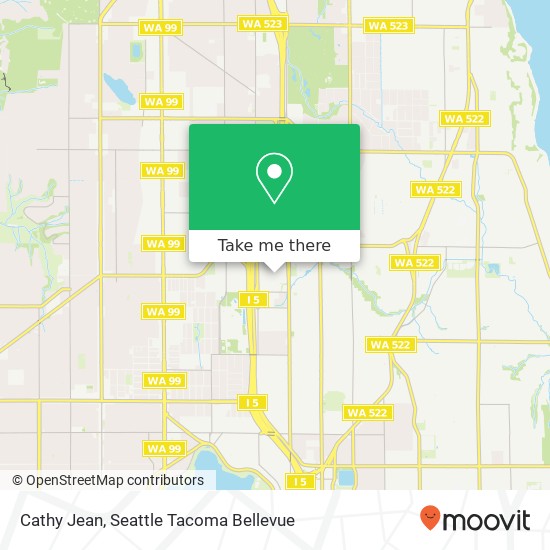 Mapa de Cathy Jean, Seattle, WA 98125