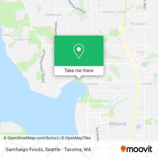 Samfuego Foods map